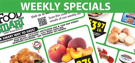 Food smart jonesboro ar - Aug 12, 2020 · Weekly Specials. Location: 2819 E. Nettleton Ave Jonesboro AR 72401 Change …. Food Smart Weekly Ad March 2024 | Weekly Ad Printable 2024. Print up to date Food Smart Weekly Ad from our website. 